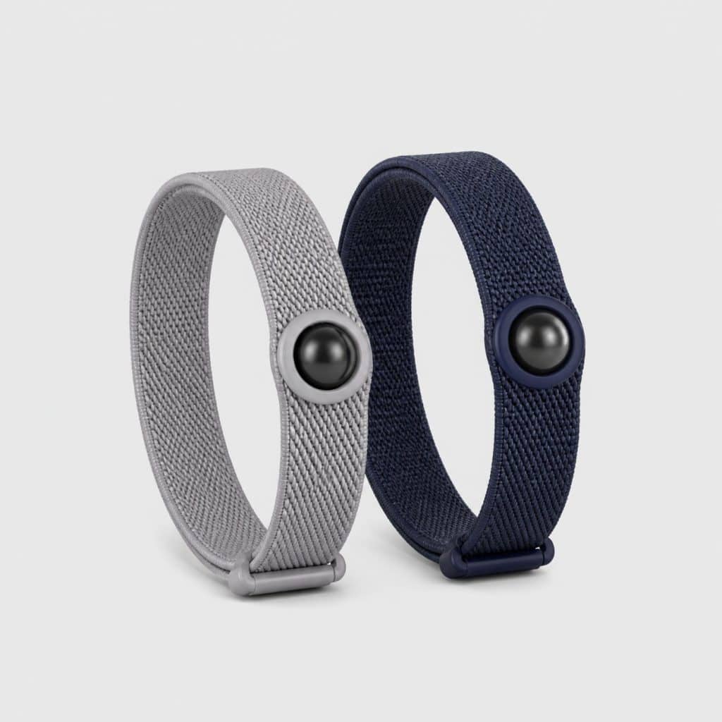 Bracelets d'acupression avec bille de massage rotative