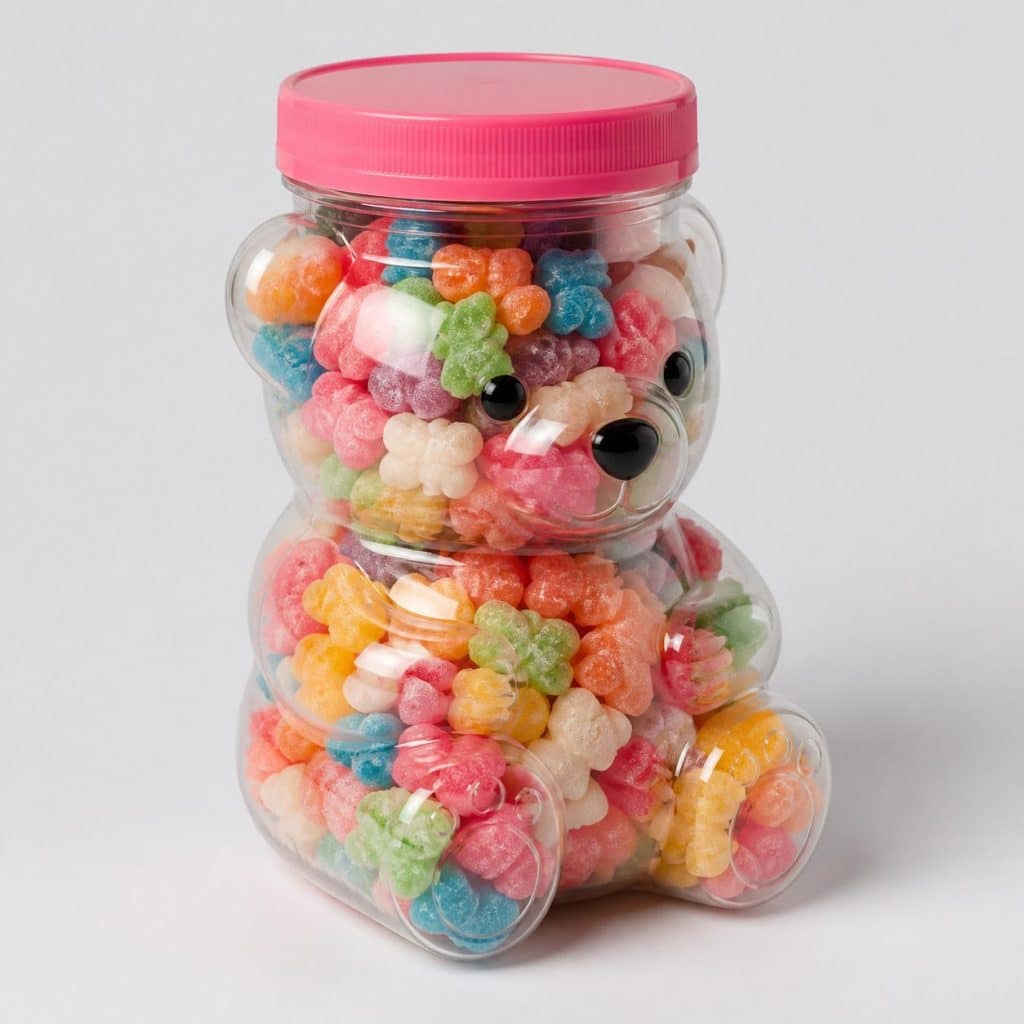 Pot de gommes multivitaminées pour enfant