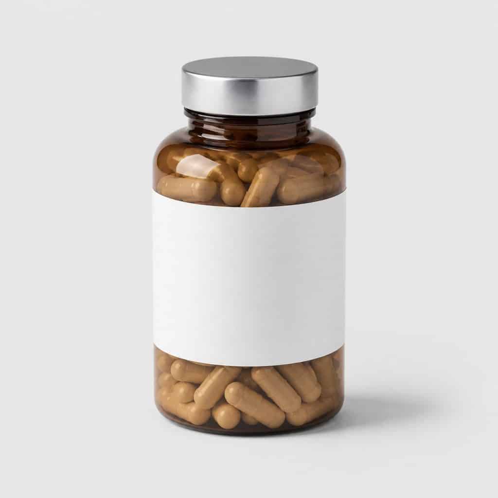 Flacon de magnésium bisglycinate et vitamine B6