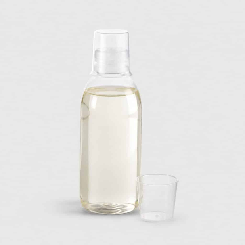 Flacon de sirop aux plantes saveur miel