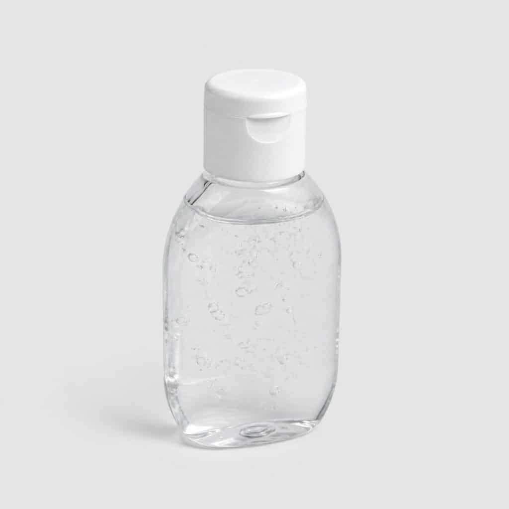 Flacon de solution hydroalcoolique format poche 75 ml